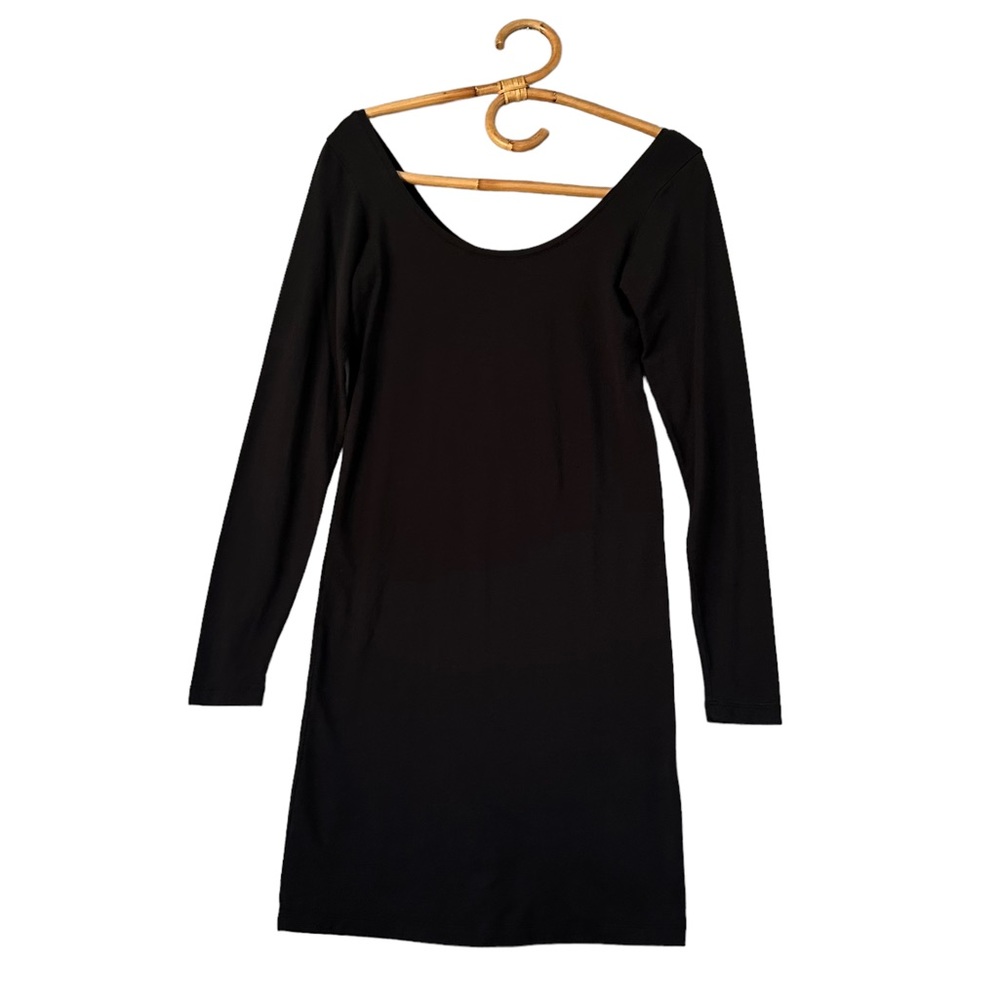 Samsoe Samsoe | Black Sik 265 Basic Light Jersey Dress Size S/M